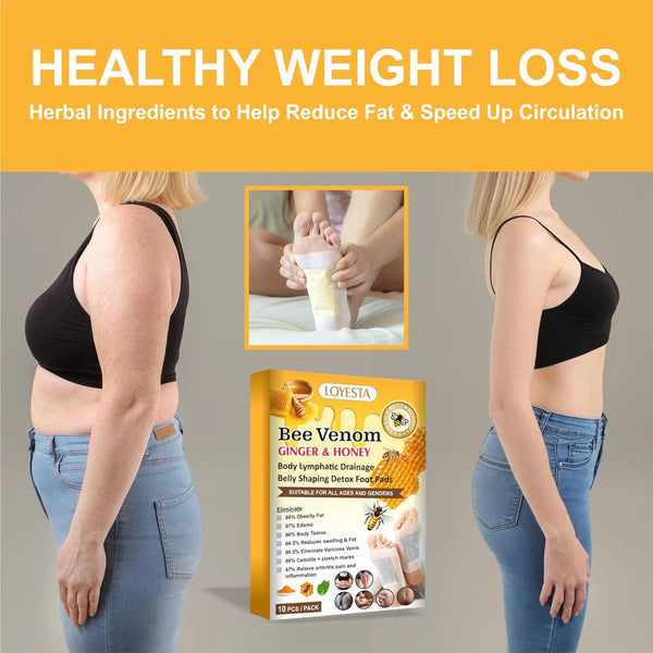 Bee-Venom & Ginger Night Detox Pads Buy 10 Get 10 Free