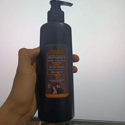 Argan Speedy Hair Color Shampoo 600ml Pack of 2