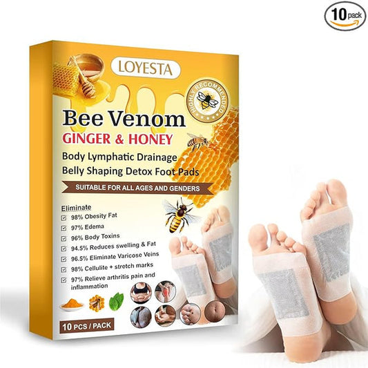 Bee Venom Ginger & Honey Detox Pads (Buy 10 Get 10 Free)