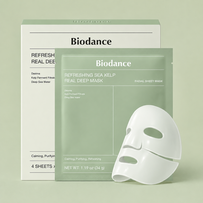Biodance Refreshing Sea Kelp Real Deep Mask (4 pcs)