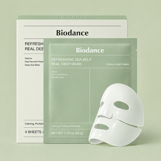 Biodance Refreshing Sea Kelp Real Deep Mask (4 pcs)