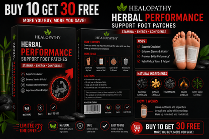 Herbal Performance Support Foot Patches