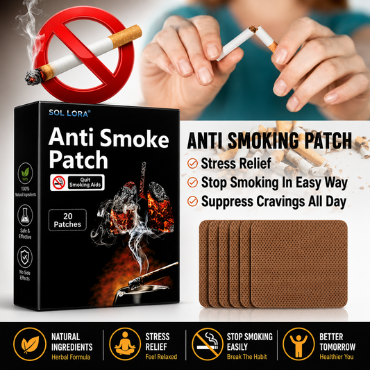 🚭 Anti-Smoke Patch – Quit Smoking Naturally & Easily (Buy 10 Get 20 Free)