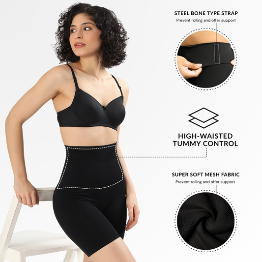 4-in-1 Tummy Tucker - Quick Slim Shaper for Tummy, Thighs, Hips, Back [COOL & BREATHABLE]