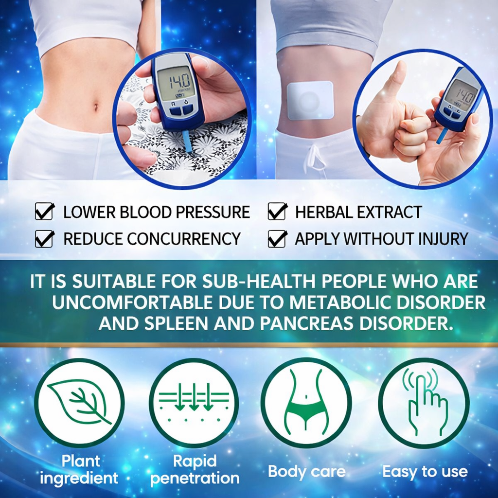 Diabetic - Blood Sugar Control Patch🌿 Buy 10 Get 20 Free (Pack of 30)@498🥳