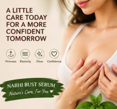 Ayurvedic Bust Serum – Herbal Breast Care Serum for Firm & Smooth-Looking Skin