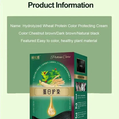 ✨🎁Hot Sale QIWEITANG Protein Color Protecting Hair Dyeing Cream✨🎁