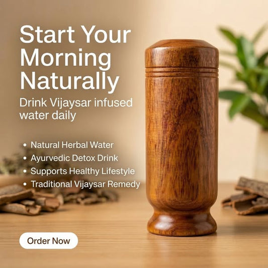 Sugar Balance Wooden Water Glass (100% Natural)🔥Buy 1 Get 1 Free 🔥