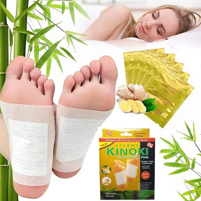 Ayurvedic 100% Herbal & Gentle Ingredient Foot Patches ( PACK OF 50 )