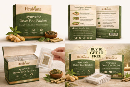 Healthvana Authentic Detox Patches (BUY 10 GET 20 FREE Pack of 30)@599