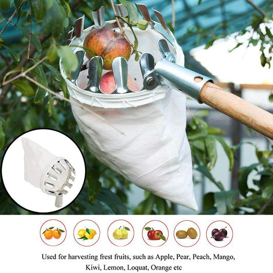 Fruit Picker Head Harvest Basket Elastic Bag Fruit Picking Tool | Home & Garden | Yard, Garden & Outdoor Living | Gardening Supplies | Garden Tools & Equipment | Fruit Pickers
