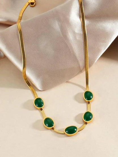 Premium Crystal Necklace Set - Get Free Bracelet & Earrings ✨💎 Buy 1 Get 1 Free